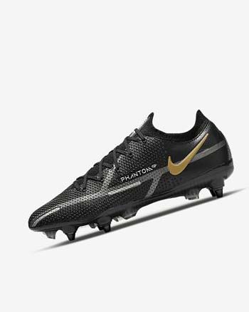 Nike Phantom GT2 Elite SG-Pro AC Negros Metal Dorados Metal Plateados Metal Grises Oscuro | MX 2304